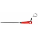 Facom Engineers File Round Shape 200 mm with Ergonomic Plastic Handle RD.MD200EMASLS