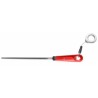 Facom Engineers File Round Shape 200 mm with Ergonomic Plastic Handle RD.MD200EMASLS