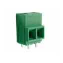 RS PRO PCB Terminal Block, 2-Contact, 10.16 mm Pitch, Through Hole Mount, 300V, 52A, Polyamide 66 Housing, Vertical 146-8335