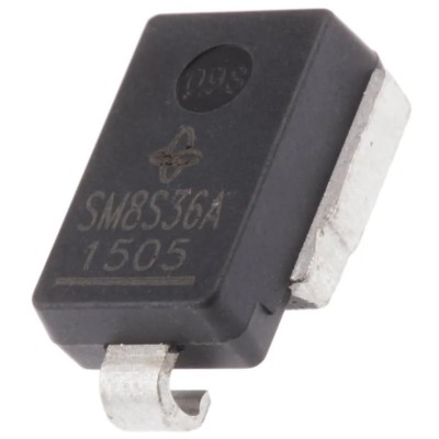 Vishay 1-Element Uni-Directional TVS Diode 6.6 kW, 2-Pin DO-218AB SM8S36AHE3_A/I