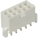 Molex Mini-Fit Plus Series Straight Through Hole PCB Header, 6 Contacts, 4.2 mm Pitch, 2 Row, Shrouded 46015-0603