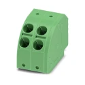 Phoenix Contact Pluggable Terminal Block, 2-Contact, 5 mm Pitch, 1 Row, 14A, 630V, Polyamide Housing, Right Angle 1725497