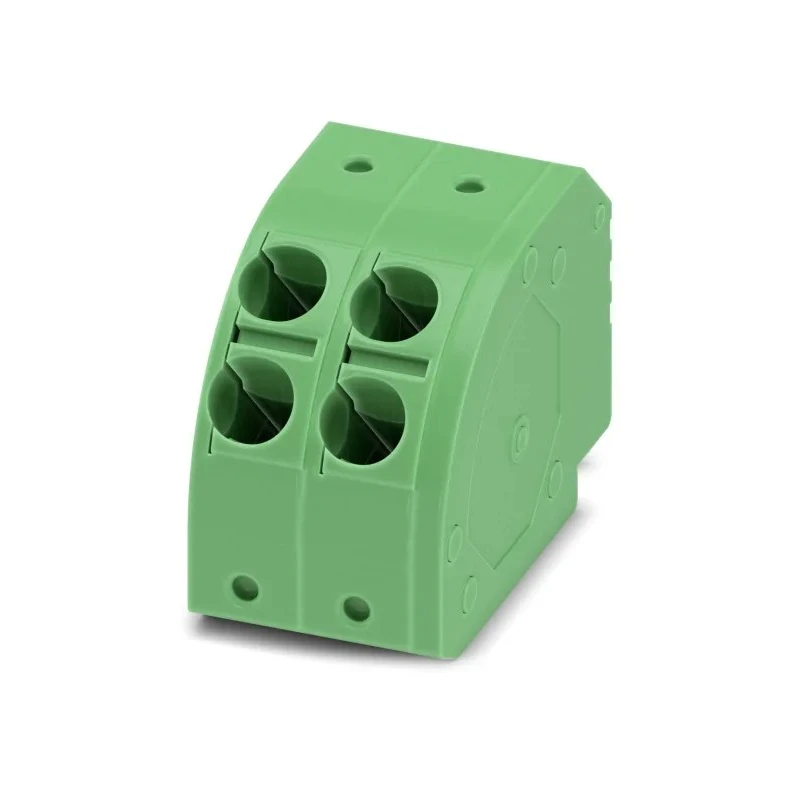 Phoenix Contact Pluggable Terminal Block, 2-Contact, 5 mm Pitch, 1 Row, 14A, 630V, Polyamide Housing, Right Angle 1725497