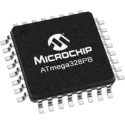Microchip ATmega Microcontroller 8 Bit CPU 32kB FLASH 20 MHz 32-Pin TQFP ATMEGA328PB-AN