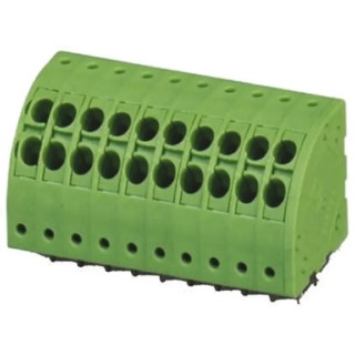 Phoenix Contact Pluggable Terminal Block 4-Contact 3.5 mm Pitch, 1 Row, 10A Current, Polyamide Housing 1725133