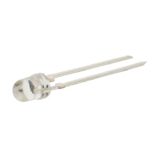 Vishay TEPT 60° Visible Light Phototransistor Through Hole 2-Pin 3 mm (T-1) Package TEPT4400