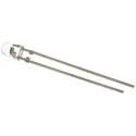 Vishay Visible Light Phototransistor 60° Angle, Through Hole 2-Pin 3 mm (T-1) Package TEPT4400