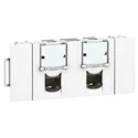 Legrand MOSAIC Series RJ45 Connector Female Snap-in Cat6 FTP Shield Straight 2 Port RJ45