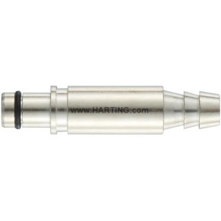 HARTING 6 mm HAN Modular Male Pneumatic Contact Heavy Duty Power Connector 09140006306