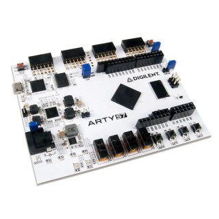 Digilent Xilinx Spartan-7 FPGA Development Board with ADC1410, USB-JTAG Programming, Compatible with Vivado Design 410-352