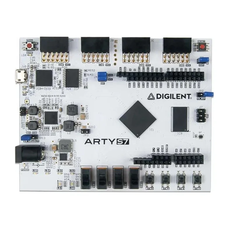 Digilent Xilinx Spartan-7 FPGA Development Board with ADC1410, USB-JTAG Programming, Compatible with Vivado Design 410-352
