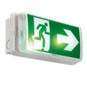 RS PRO LED Emergency Lighting Wall Bulkhead 2 x 0.5 W 240V IP65 110lm 3h Lifespan 146-8981