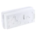RS PRO LED Emergency Lighting Wall Bulkhead 2 x 0.5 W 240V IP65 110lm 3h Lifespan 146-8981