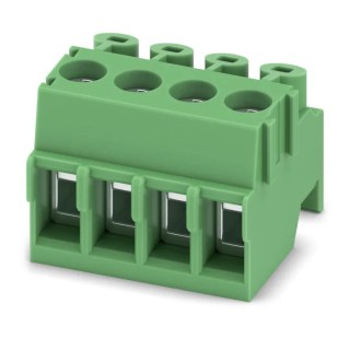 Phoenix Contact PT 1.5/4-PH-3.5 Series Pluggable Terminal Block, 4-Contact, 3.5 mm Pitch, Screw Connection, 400V 1984332