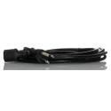 RS PRO IEC C13 to BS1363 Power Cord 5 m Black PVC 250V 10A BS1363