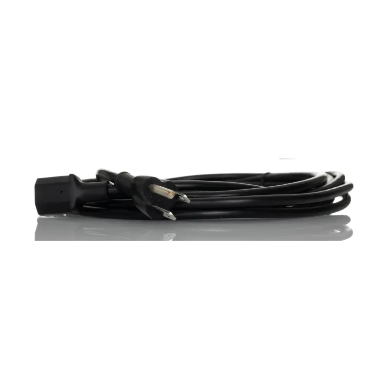 RS PRO IEC C13 to BS1363 Power Cord 5 m Black PVC 250V 10A BS1363