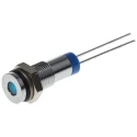 RS PRO Blue Panel Mount Indicator 2V DC 20mA IP67 Flush Bezel IP67