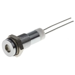 RS PRO White Panel Mount Indicator 2V DC 20mA IP67 Flush Bezel IP67