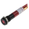 RS PRO Red Panel Mount Indicator 12V DC 20mA Solder Tab Termination Flush Bezel IP67 700-1612