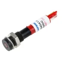 RS PRO Red Panel Mount Indicator 24V DC 20mA Solder Tab Termination IP67 Flush 700-1625