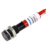 RS PRO Red Panel Mount Indicator 24V DC 20mA Solder Tab Termination IP67 Flush 700-1625