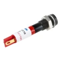RS PRO Red Panel Mount Indicator 24V DC 20mA Solder Tab Termination IP67 Flush 700-1625