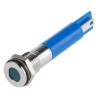 RS PRO Blue Panel Mount Indicator LED, 220V AC, 20mA, Solder Tab Termination, IP67, Flush Bezel, Model 700-1700