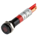 RS PRO Red Panel Mount Indicator 12V DC 20mA Solder Tab IP67 Flush 700-1738