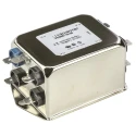 Schaffner Chassis Mount EMI Filter 10A 440V AC 400Hz Fast-On 3 Phase FN355