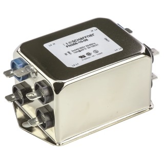 Schaffner Chassis Mount EMI Filter 10A 440V AC 400Hz Fast-On 3 Phase FN355