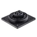 Bulgin Circular Connector 9 Contacts Flange Mount Socket Female IP68 Standard Buccaneer Series PX0769/S
