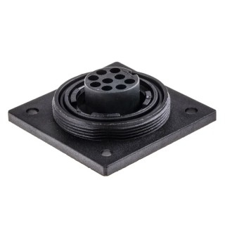 Bulgin Circular Connector 9 Contacts Flange Mount Socket Female IP68 Standard Buccaneer Series PX0769/S