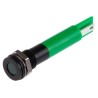 RS PRO Green Panel Mount Indicator 24V DC 20mA Solder Tab Termination IP67 Flush Bezel 700-1750