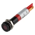 RS PRO Red Panel Mount Indicator 220V AC 20mA Solder Tab IP67 Flush 700-1760
