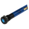 RS PRO Blue Panel Mount Indicator 24V DC 20mA Solder Tab Termination IP67 Flush Bezel 700-1763