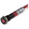RS PRO Red Panel Mount Indicator 24V DC 20mA Solder Tab Termination IP67 Flush Bezel 700-1757