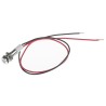 RS PRO White Panel Mount Indicator 12V dc 20mA Lead Wire Termination IP67 Flush BEZEL 700-1820