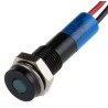 RS PRO Blue Panel Mount Indicator, 24V DC, 20mA, Lead Wire Termination, IP67, Flush Bezel 700-1889