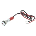 RS PRO Red Panel Mount Indicator 24V DC 20mA Lead Wire Termination IP67 Flush Bezel 700-1823