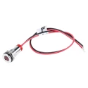 RS PRO Red Panel Mount Indicator 2V DC 20mA Lead Wire Termination IP67 Flush Bezel 700-1892