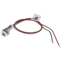 RS PRO White Panel Mount Indicator 2V DC 20mA Lead Wire Termination IP67 Flush Bezel 700-1902