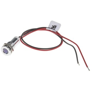 RS PRO White Panel Mount Indicator 2V DC 20mA Lead Wire Termination IP67 Flush Bezel 700-1902