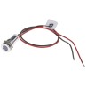 RS PRO White Panel Mount Indicator 2V DC 20mA Lead Wire Termination IP67 Flush Bezel 700-1902