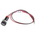 RS PRO Red Panel Mount Indicator 2V DC 20mA Lead Wire Termination IP67 Flush Bezel 700-1968