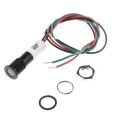 RS PRO Panel Mount Indicator 12V DC 20mA Lead Wire Termination IP67 Flush IP67