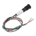 RS PRO Panel Mount Indicator 12V DC 20mA Lead Wire Termination IP67 Flush IP67