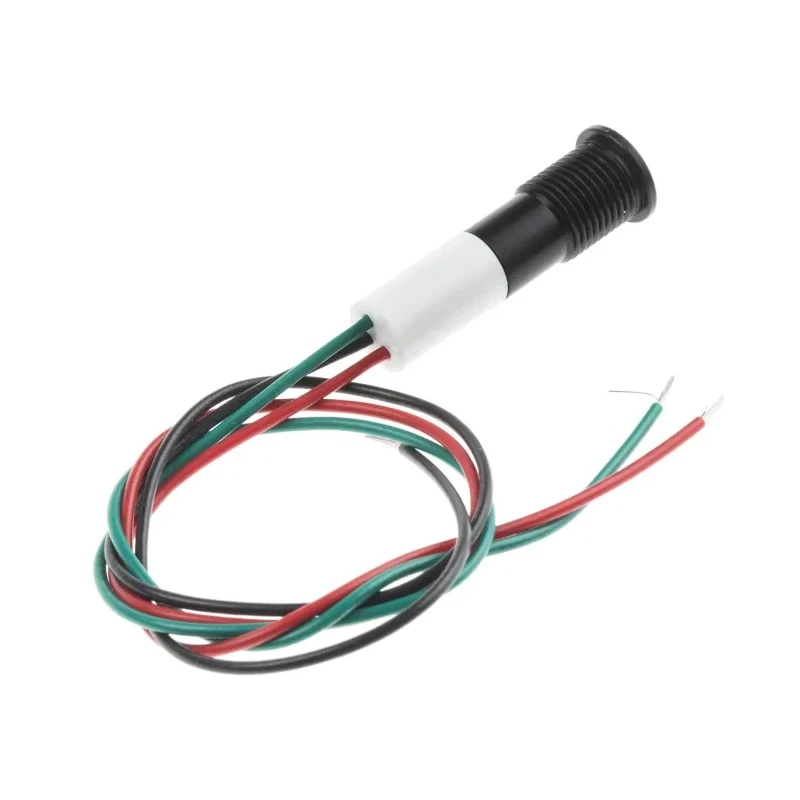 RS PRO Panel Mount Indicator 12V DC 20mA Lead Wire Termination IP67 Flush IP67