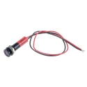 RS PRO Red Panel Mount Indicator 220V ac 20mA Lead Wire Termination IP67 Flush 700-2012