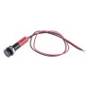 RS PRO Red Panel Mount Indicator 220V ac 20mA Lead Wire Termination IP67 Flush 700-2012