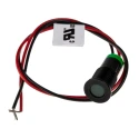 RS PRO Green Panel Mount Indicator 2V DC 20mA Lead Wire Termination IP67 Flush Bezel 700-1962